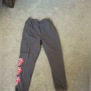 Rolling Stones grey sweatpants